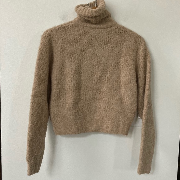 Aritzia Wilfred Free Gwyneth Cropped Quarter-zip Knit Sweater - Picture 11 of 15